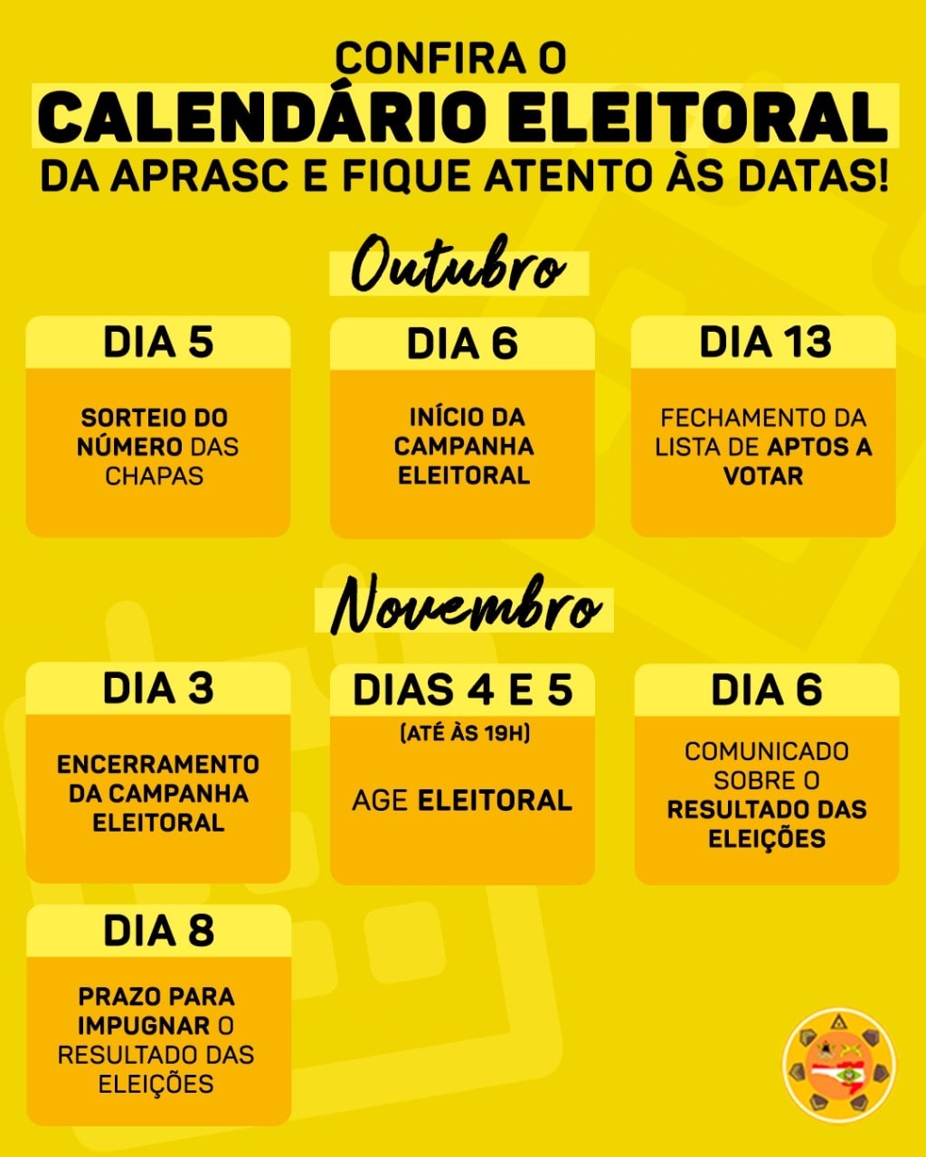 Calendário Eleitoral